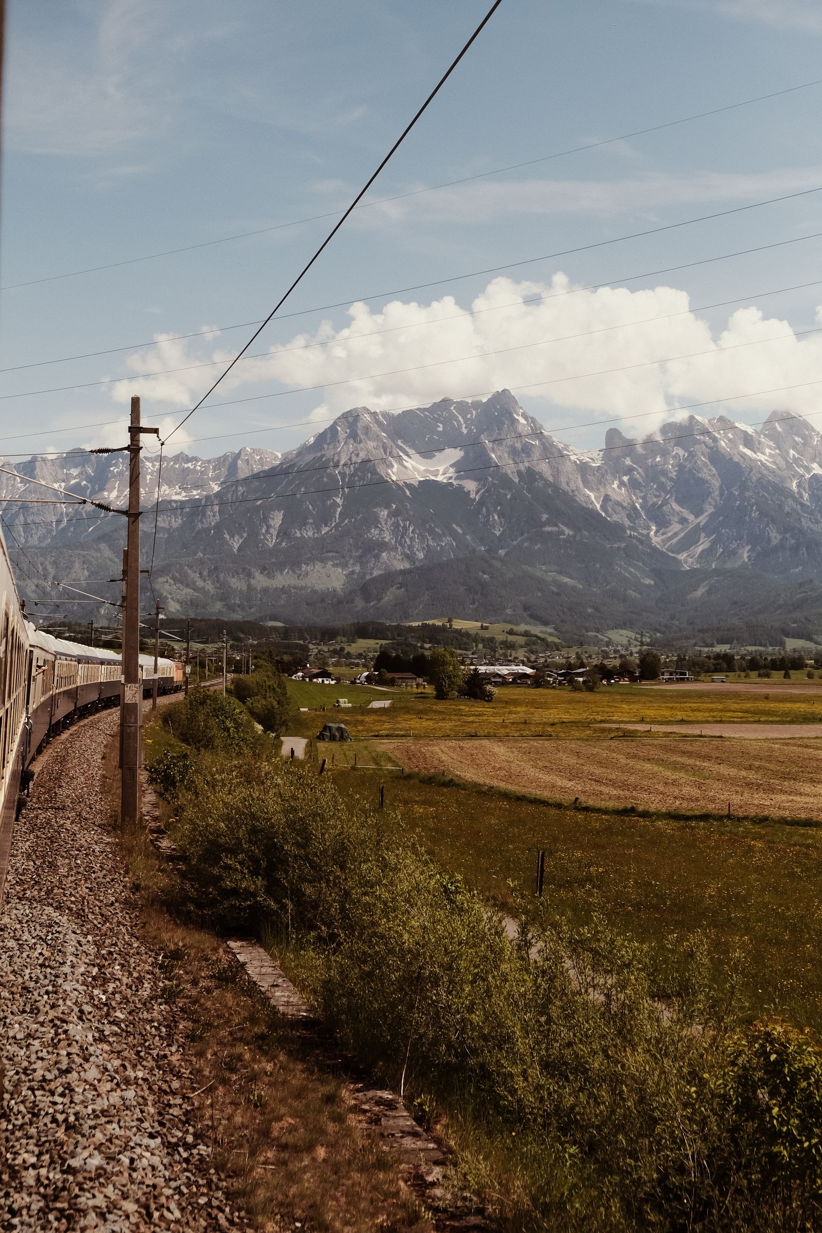 View of the Danube Express while en route to Istanbul