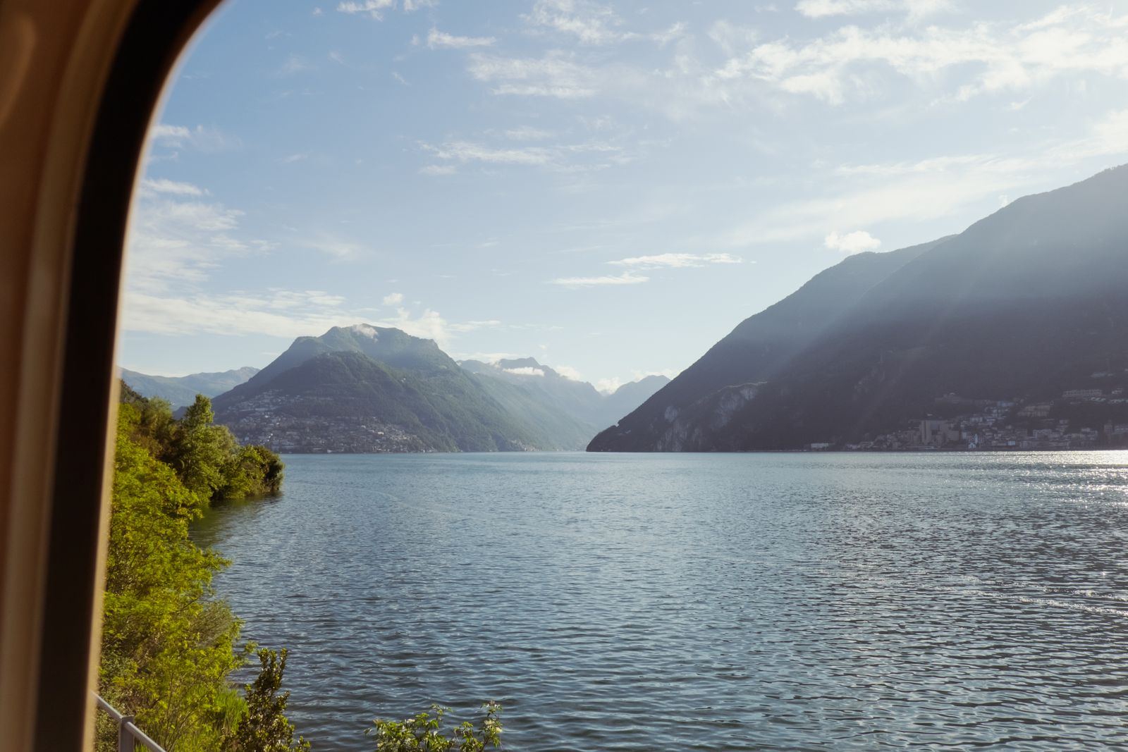 The view from the Danube Express