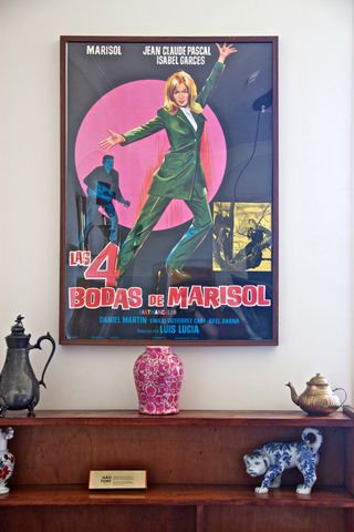 Artwork on the wall in a room at The Independente in Lisbon