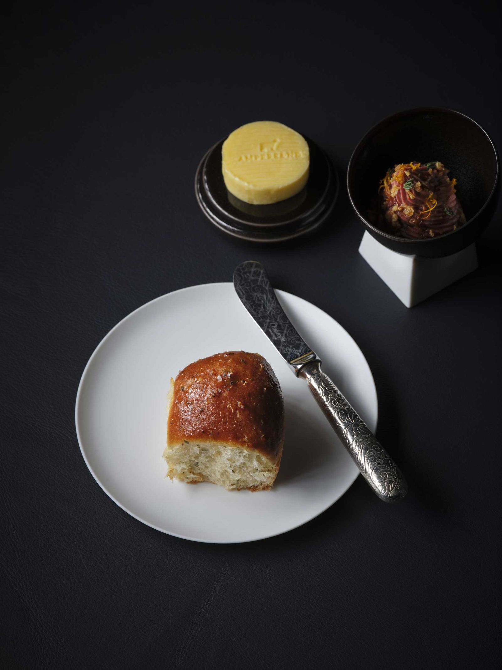 Image may contain Food Food Presentation Blade Knife Weapon Bread Plate and Meal